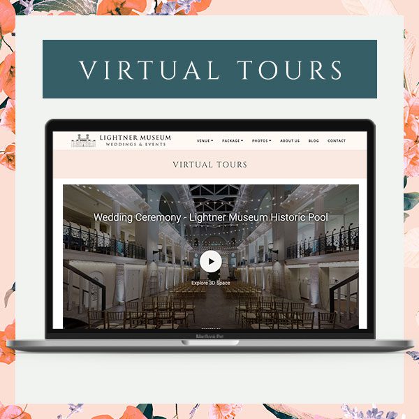 Virtual Tours | Lightner Museum Weddings St. Augustine
