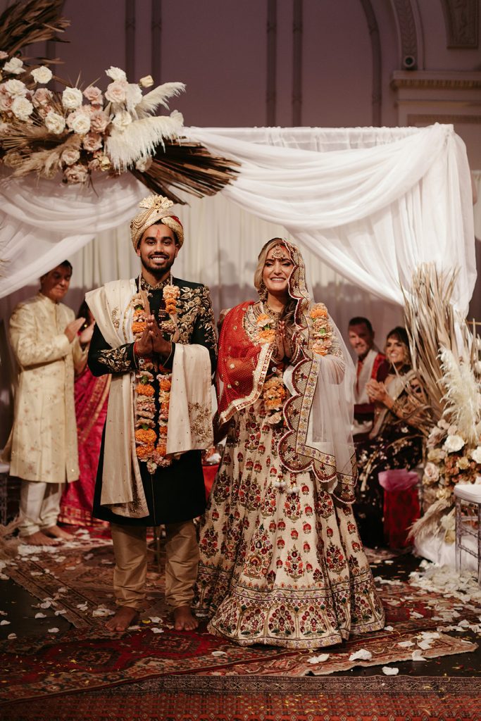 Alejandra and Rishi's interfaith Hindu wedding ceremony